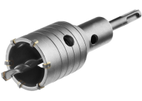 Коронка по бетону SDS Plus 45мм в сборе с державкой