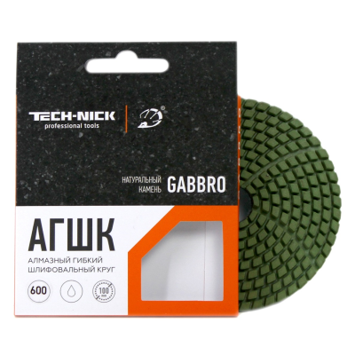 Алмазный Гибкий Шлифовальный Круг TECH-NICK GABBRO D100/№200 Алмазный Гибкий Шлифовальный Круг TECH-NICK GABBRO D100/№200